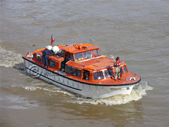 Ships Tender Returning